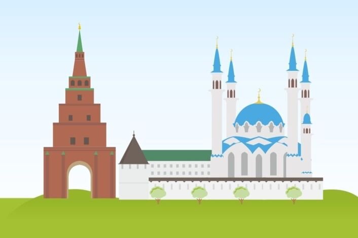 Казань кул Шариф вектор