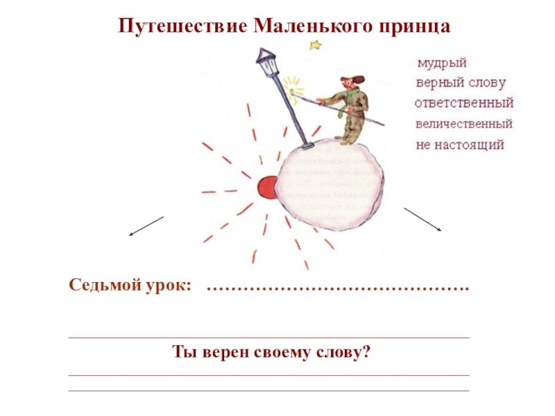 Путешествие маленького принца по планетам
