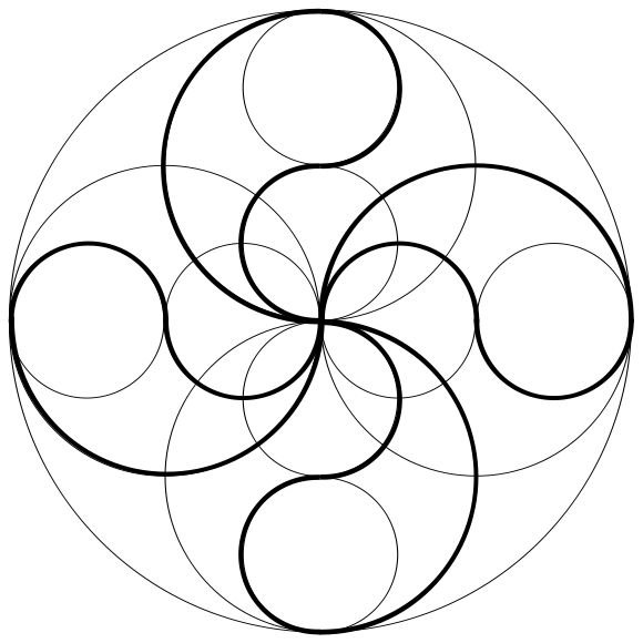 Узор из окружностей