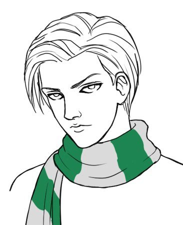 Драко Малфой для срисовки