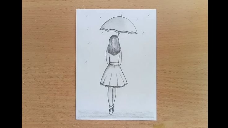 Девушки рисунки легкие простые