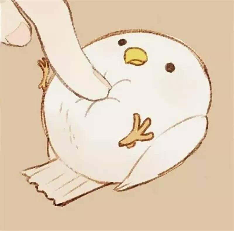 Милая утка с ножом