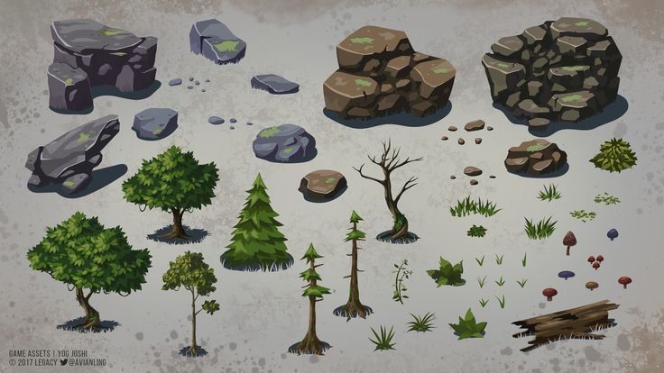 Isometric для игр 2д растения