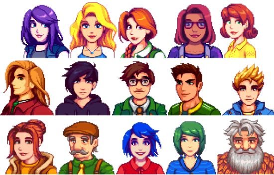 Stardew Valley персонажи