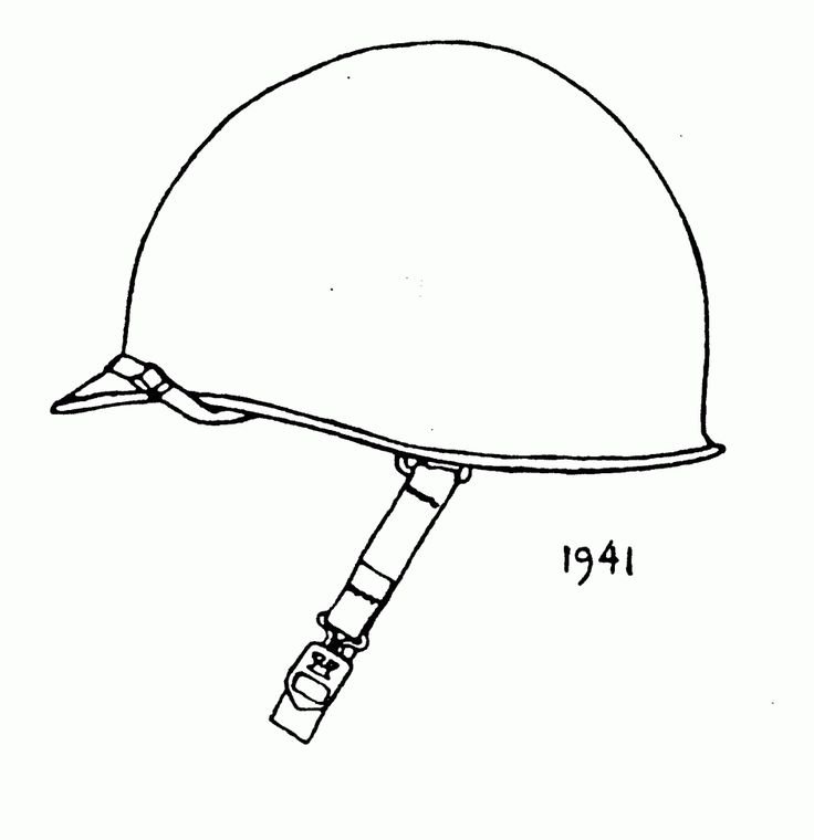 Каска Военная раскраска