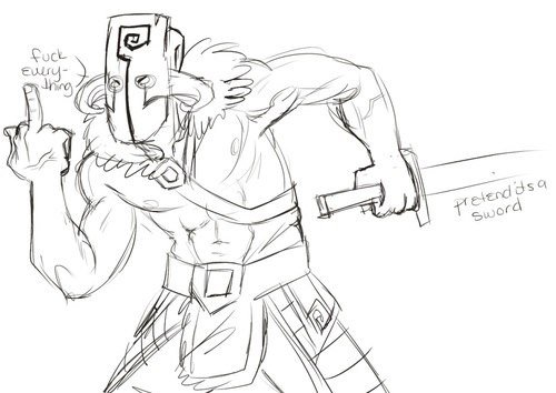 Джаггернаут дота арт