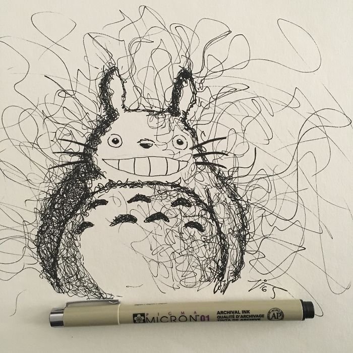 Необычные рисунки карандашом