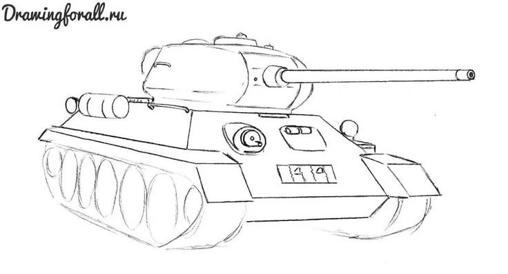 Т 34 85 рисунок