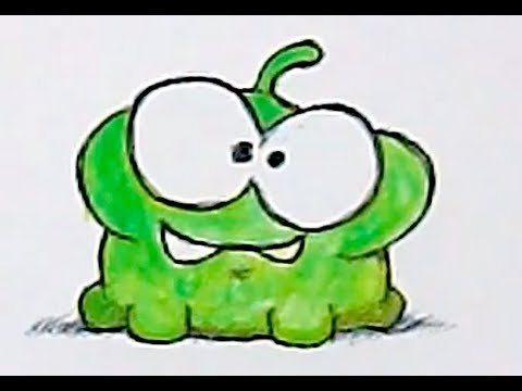Ам Ням рисунок для срисовки