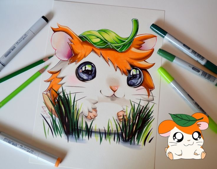 Рисунки фломастерами