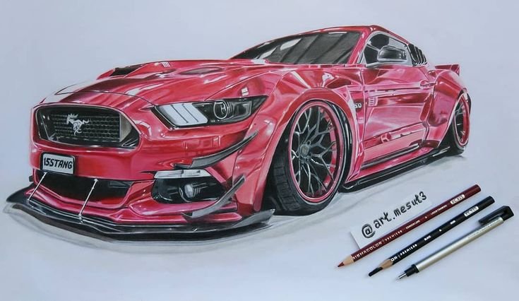 Ford Mustang арт