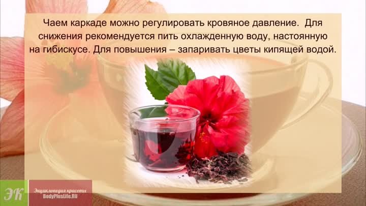 Горячий или холодный каркаде понижает давление