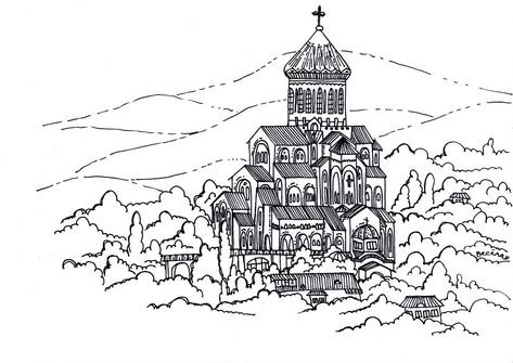 Грузия рисунок