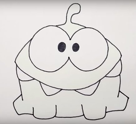 Рисунок паука из ам няма легко
