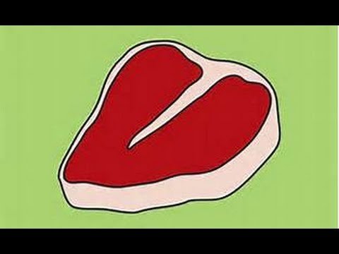 Нарисовать мясо