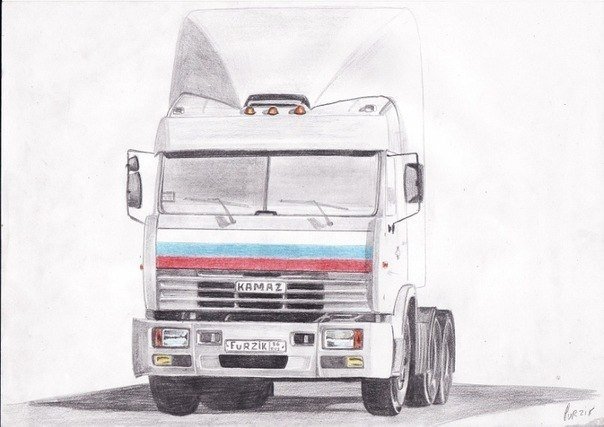 КАМАЗ 54115 дальнобойщики