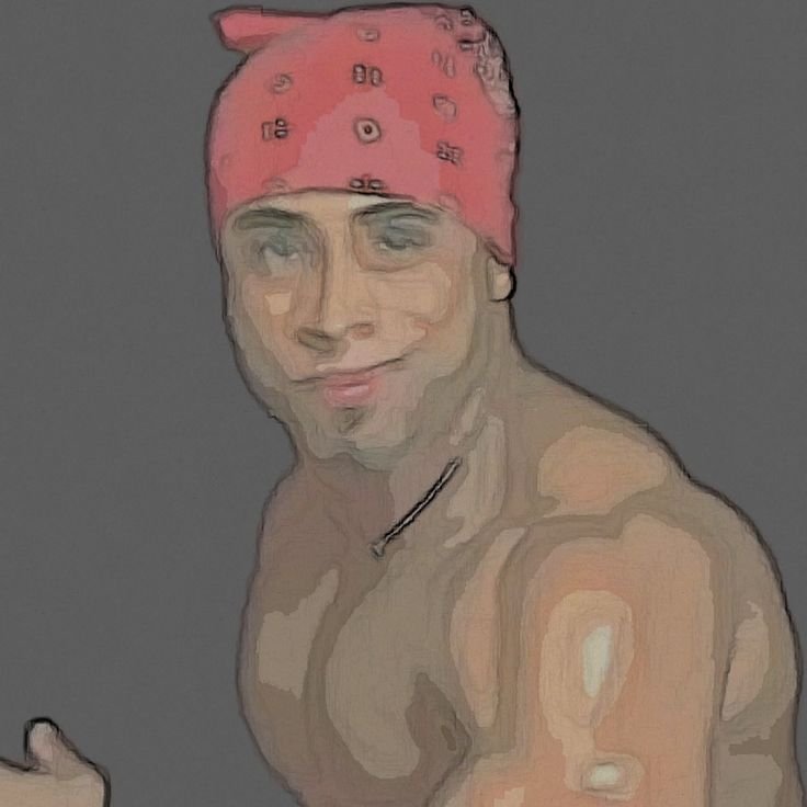 Рикардо Милос нарисованный