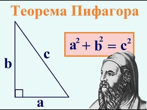 Теорема Пифагора формула