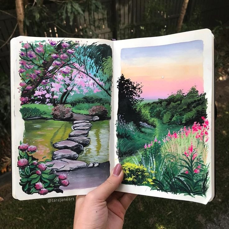 Пейзаж для рисования