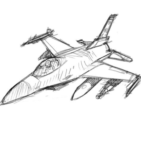 Истребитель рисунок карандашом