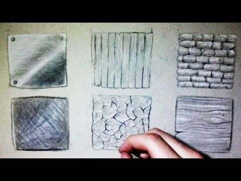 Фактура карандашом