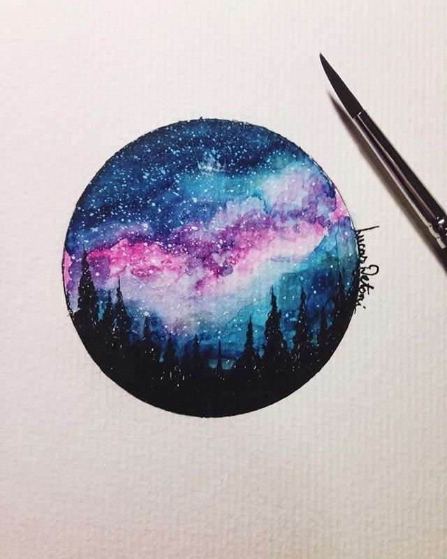 Красивые рисунки красками