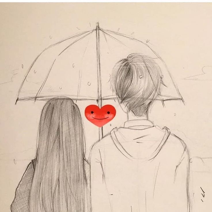 Рисунки карандашом любовь