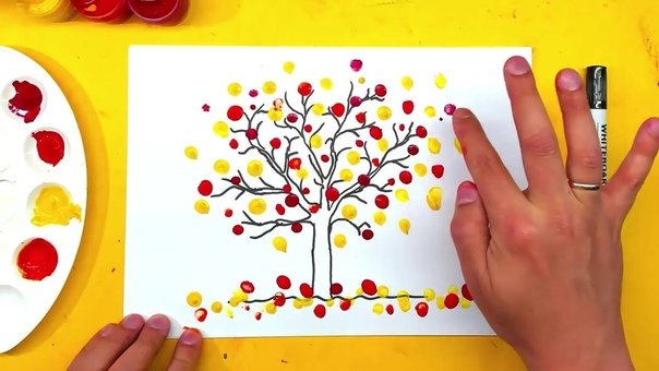 Рисование пальчиками для детей