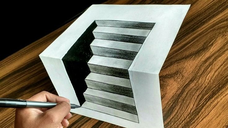 Иллюзии карандашом
