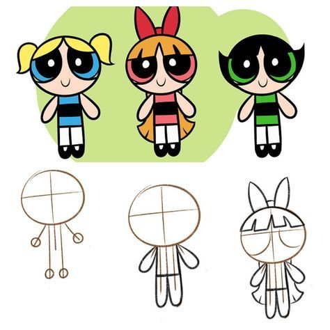 Рисунки Powerpuff girls