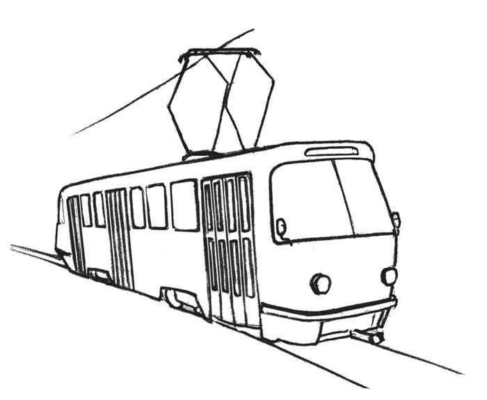 Транспорт рисунок