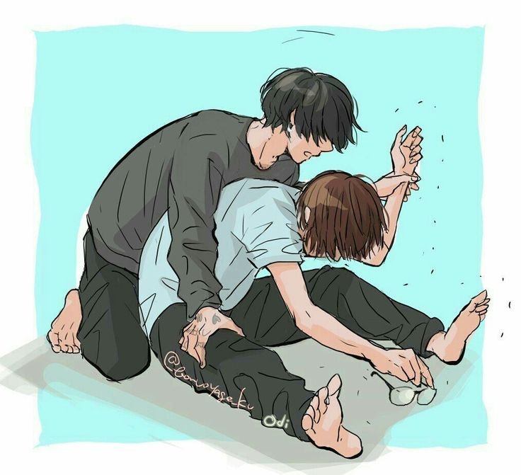 BTS Vkook Art омегаверс 18