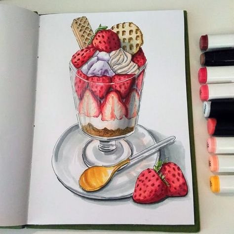 Скетчи маркерами