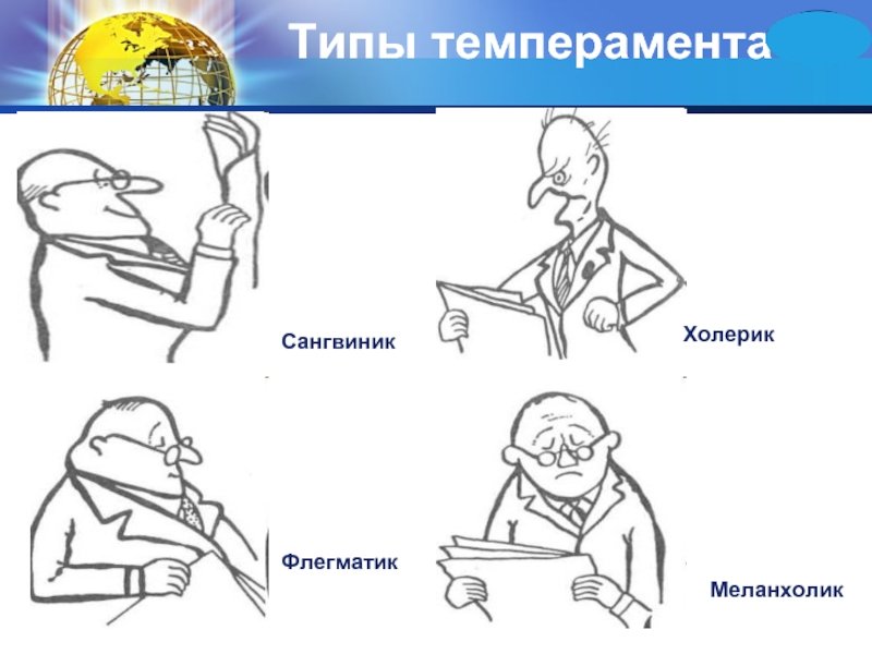 Типы личности холерик сангвиник