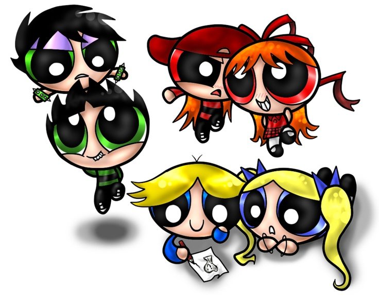Суперкрошки Rowdyruff boys