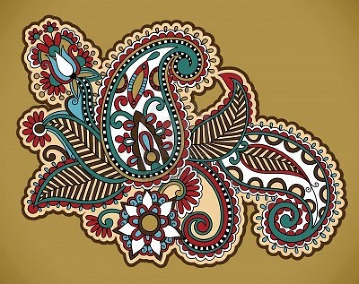 Индийские узоры и орнаменты