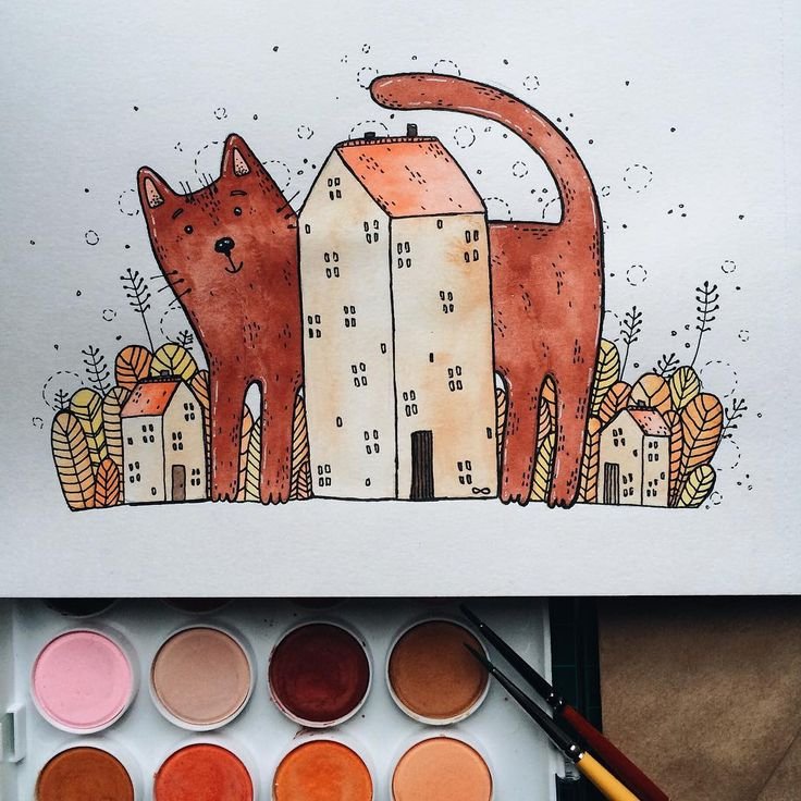 Идеи для рисунков милые
