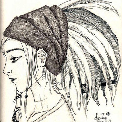 Дреды рисунок