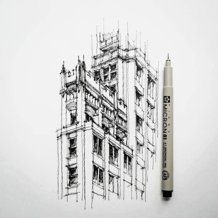 Архитектура линером скетчинг