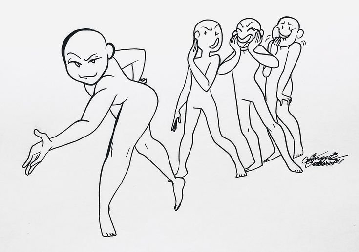 Интересные позы для рисования