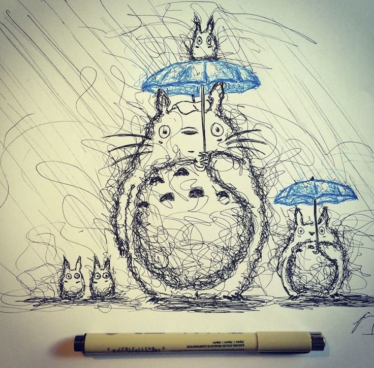Необычные рисунки карандашом