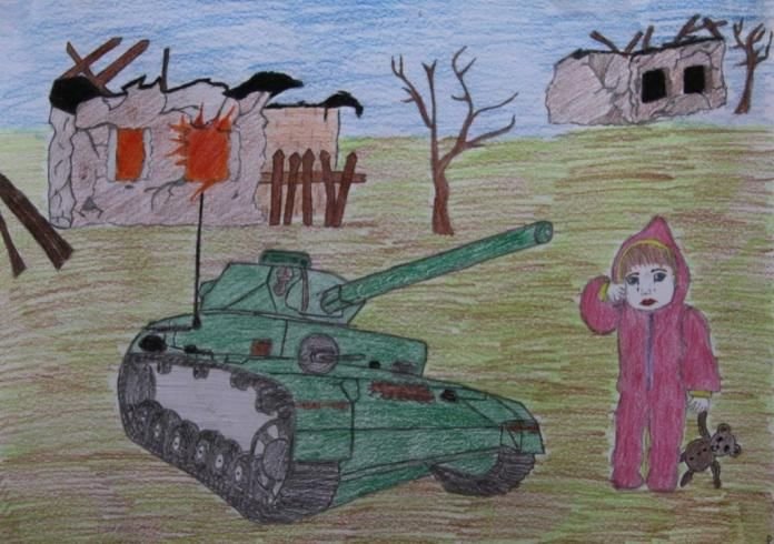 Детские рисунки о войне