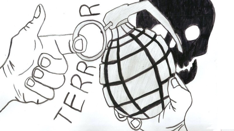 Рисунок на тему терроризм