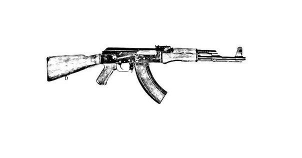 АК 47 эскиз