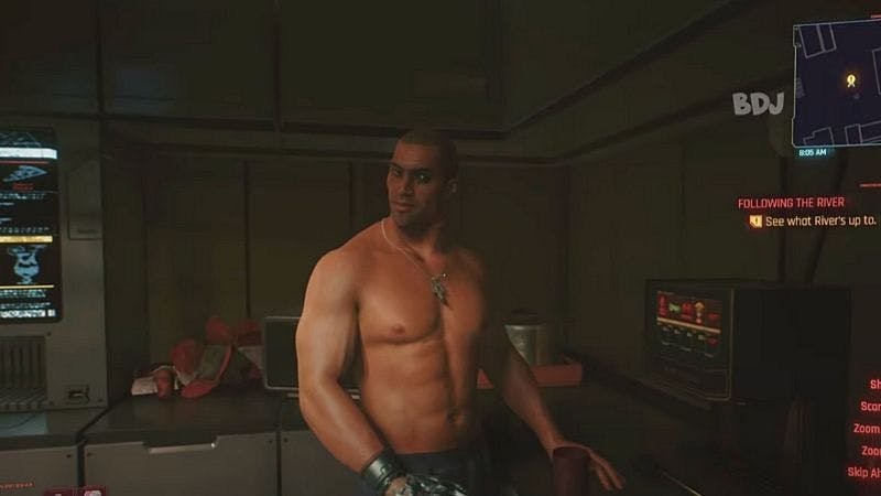 Киберпанк 2077 детектив Ривер