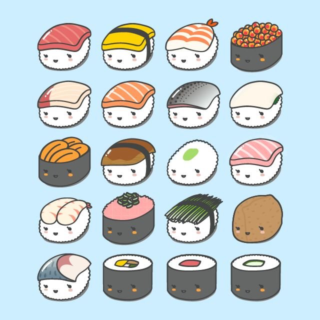 Рисунки для срисовки еда