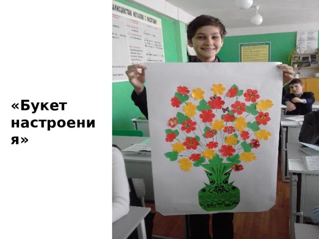 Рефлексия букет цветов