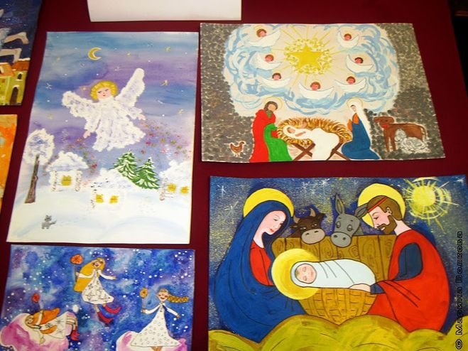 Рисунок на тему Рождественская звезда