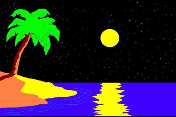 Рисование в Paint