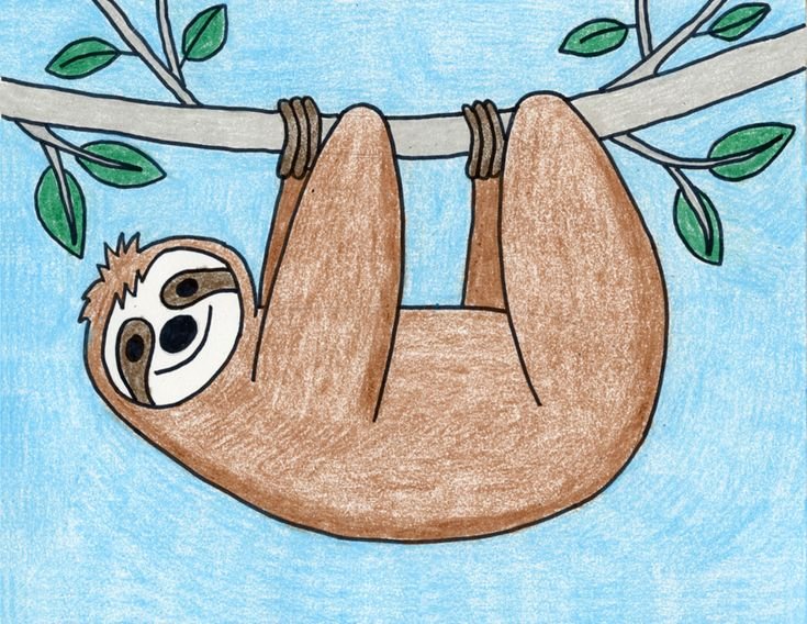Лёгкие рисунки для детей